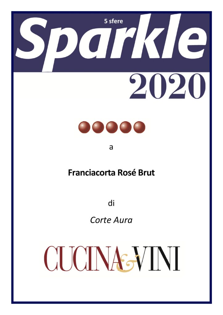 Franciacorta Rosé vince le 5 sfere di Sparkle 2020